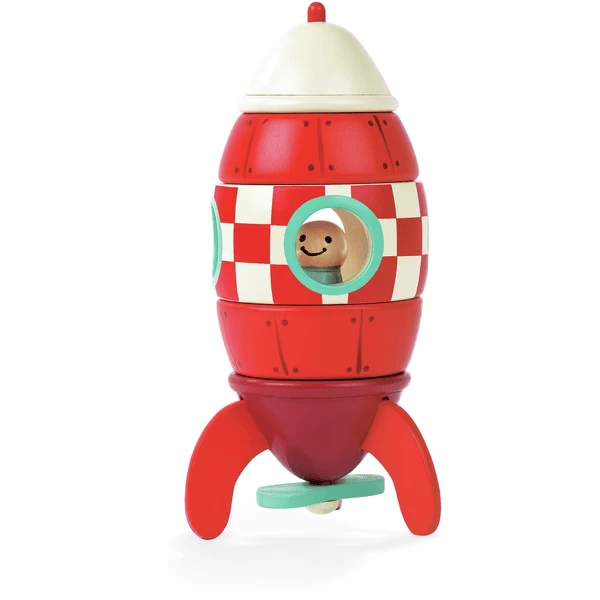 Janod® Magnetisch Bouwpakket - raket klein Janod® Magnetisch Bouwpakket - Raket Klein -SpeelgoedKorting Winkel janod magnetisch bouwpakket raket klein a195994 4