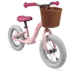 Janod® Vintage-Bikloon Loopfiets Roze Met Mand -SpeelgoedKorting Winkel janod vintage bikloon loopfiets roze met mand a272993 4