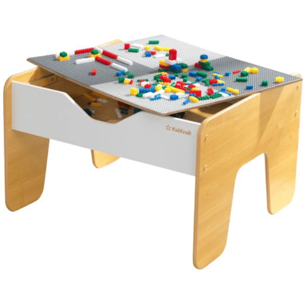 Kidkraft® 2-in-1 Speeltafel grijs & natuur Kidkraft® 2-in-1 Speeltafel Grijs & Natuur -SpeelgoedKorting Winkel kidkraft 2 in 1 speeltafel grijs natuur a276490 1