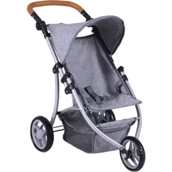 Knorr® Speelgoed Jogger Lio Poppenwagen - Stone Bruin -SpeelgoedKorting Winkel knorr speelgoed jogger lio poppenwagen stone bruin a363271 2