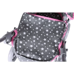 Knorr® Speelgoed Mini Lili Poppenwagen - Ster Grijs 4 Knorr® Speelgoed Mini Lili Poppenwagen - Ster Grijs -SpeelgoedKorting Winkel knorr speelgoed mini lili poppenwagen ster grijs a363265 4