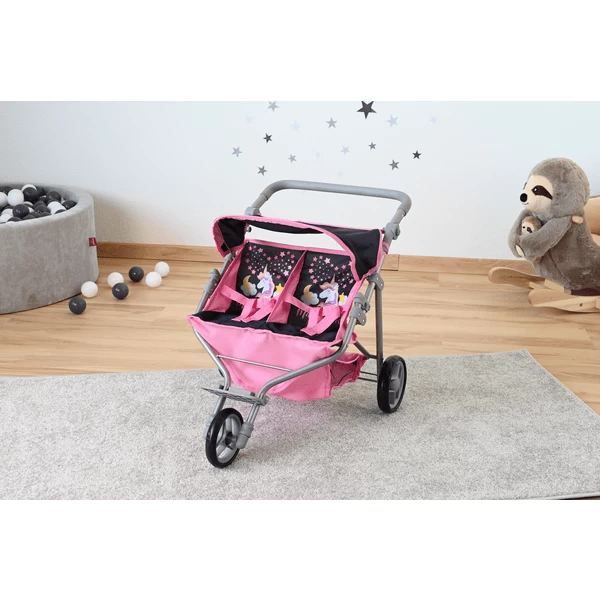knorr® speelgoed Tweeling poppenwagen Duo, Magic Eenhoorn Knorr® Speelgoed Tweeling Poppenwagen Duo, Magic Eenhoorn -SpeelgoedKorting Winkel knorr speelgoed tweeling poppenwagen duo magic eenhoorn a318404 1