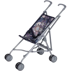 KNORRYTOYS Poppenbuggy Sim - Blue Flowers -SpeelgoedKorting Winkel knorrytoys poppenbuggy sim blue flowers a140363 2