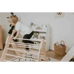 LEG & GO Klimdriehoek Naturel 4 LEG & GO Klimdriehoek Naturel -SpeelgoedKorting Winkel leg go klimdriehoek naturel a366524 4