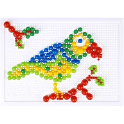 LENA ® Mozaïek Set Color Mix 400 Pluggen -SpeelgoedKorting Winkel lena mozaiek set color mix 400 pluggen a357451 1