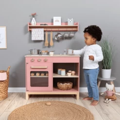 MUSTERKIND ® Speel Keuken- Magnolia - Oud Roze/natuur -SpeelgoedKorting Winkel musterkind speel keuken magnolia oud roze natuur a301998 2