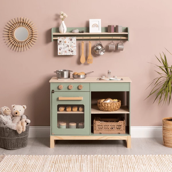 MUSTERKIND ® Speelkeuken- Magnolia - salie/natuur MUSTERKIND ® Speelkeuken- Magnolia - Salie/natuur -SpeelgoedKorting Winkel musterkind speelkeuken magnolia salie natuur a326594 1