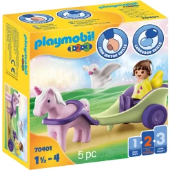 PLAYMOBIL ® 1 2 3 Eenhoornwagen Met Fee 3 PLAYMOBIL ® 1 2 3 Eenhoornwagen Met Fee -SpeelgoedKorting Winkel playmobil 1 2 3 eenhoornwagen met fee a294035 3