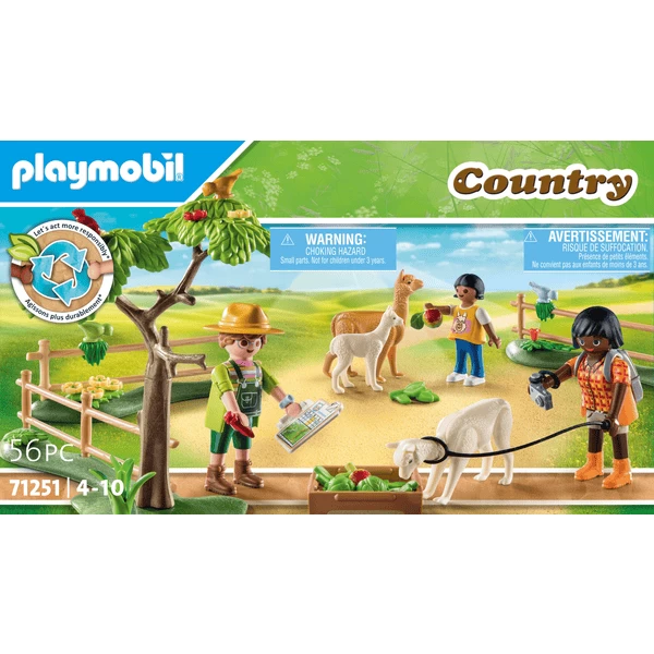 PLAYMOBIL ® Alpaca wandeling PLAYMOBIL ® Alpaca Wandeling -SpeelgoedKorting Winkel playmobil alpaca wandeling a394614 4