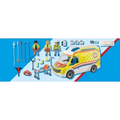 PLAYMOBIL ® Ambulance Met Licht En Geluid -SpeelgoedKorting Winkel playmobil ambulance met licht en geluid a394624 4