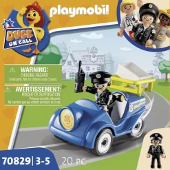PLAYMOBIL ® Duck On Call Mini Car Politie -SpeelgoedKorting Winkel playmobil duck on call mini car politie a330380 2