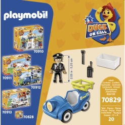 PLAYMOBIL ® Duck On Call Mini Car Politie -SpeelgoedKorting Winkel playmobil duck on call mini car politie a330380 3