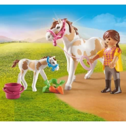 PLAYMOBIL Paard Met Veulen -SpeelgoedKorting Winkel playmobil paard met veulen a394604 2