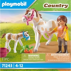 PLAYMOBIL Paard Met Veulen -SpeelgoedKorting Winkel playmobil paard met veulen a394604 3