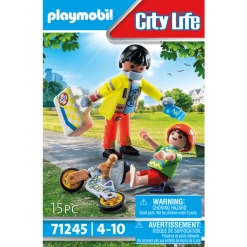 PLAYMOBIL ® Paramedicus Met Patiënt 3 PLAYMOBIL ® Paramedicus Met Patiënt -SpeelgoedKorting Winkel playmobil paramedicus met patient a394621 3