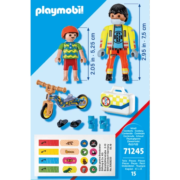 PLAYMOBIL ® Paramedicus met patiënt PLAYMOBIL ® Paramedicus Met Patiënt -SpeelgoedKorting Winkel playmobil paramedicus met patient a394621 4