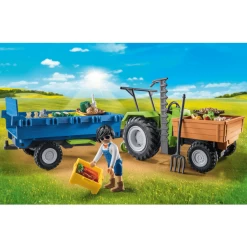 PLAYMOBIL ® Trekker Met Aanhangwagen 2 PLAYMOBIL ® Trekker Met Aanhangwagen -SpeelgoedKorting Winkel playmobil trekker met aanhangwagen a394613 2