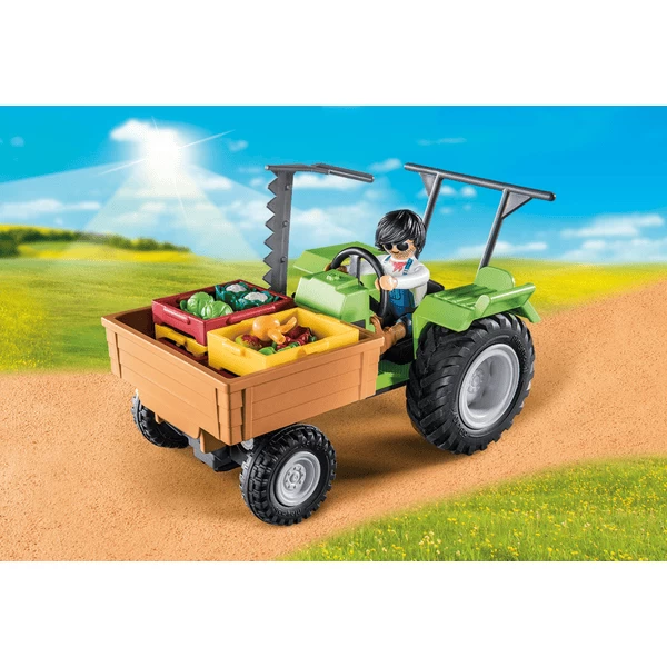 PLAYMOBIL ® Trekker met aanhangwagen PLAYMOBIL ® Trekker Met Aanhangwagen -SpeelgoedKorting Winkel playmobil trekker met aanhangwagen a394613 4