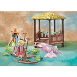 PLAYMOBIL ® Wiltopia - Peddelen Met De Rivierdolfijn -SpeelgoedKorting Winkel playmobil wiltopia peddelen met de rivierdolfijn a394483 2