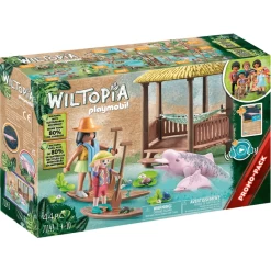 PLAYMOBIL ® Wiltopia - Peddelen Met De Rivierdolfijn