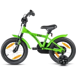 PROMETHEUS BICYCLES® Hawk Fiets 14'', Groen-zwart -SpeelgoedKorting Winkel prometheus bicycles hawk fiets 14 groen zwart a206506 4