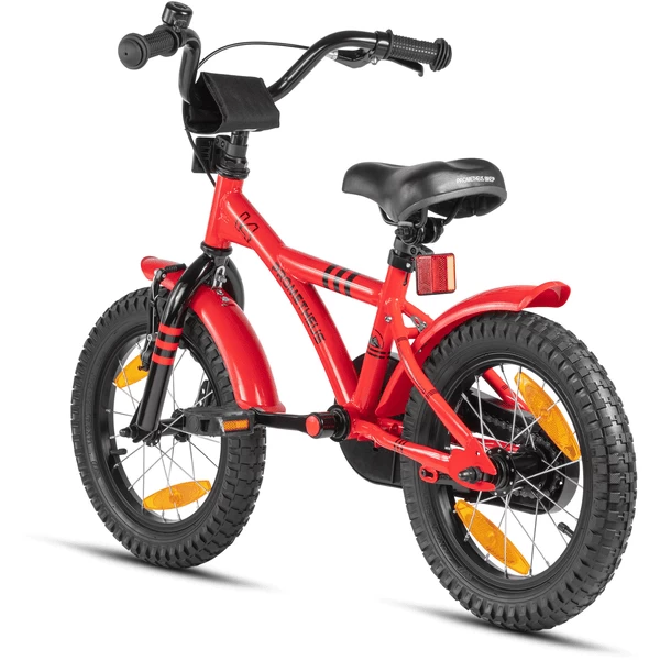 PROMETHEUS BICYCLES® Hawk Fiets 14'', rood-zwart PROMETHEUS BICYCLES® Hawk Fiets 14'', Rood-zwart -SpeelgoedKorting Winkel prometheus bicycles hawk fiets 14 rood zwart a206509 2
