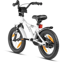PROMETHEUS BICYCLES ® Kinderfiets 14" In Wit & Zwart Vanaf 3 Jaar Met Zijwieltjes -SpeelgoedKorting Winkel prometheus bicycles kinderfiets 14 in wit amp zwart vanaf 3 jaar met zijwieltjes a311940 4