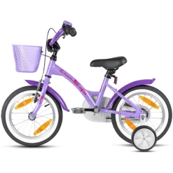 PROMETHEUS BICYCLES ® Kinderfiets 14'' Vanaf 3 Jaar Met Zijwieltjes In Paars & Wit -SpeelgoedKorting Winkel prometheus bicycles kinderfiets 14 vanaf 3 jaar met zijwieltjes in paars amp wit a311939 2