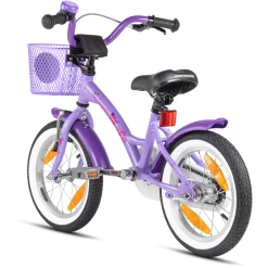 PROMETHEUS BICYCLES ® Kinderfiets 14'' Vanaf 3 Jaar Met Zijwieltjes In Paars & Wit -SpeelgoedKorting Winkel prometheus bicycles kinderfiets 14 vanaf 3 jaar met zijwieltjes in paars amp wit a311939 4