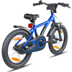 PROMETHEUS BICYCLES ® Kinderfiets 16", Blauw Zwart Met Zijwieltjes -SpeelgoedKorting Winkel prometheus bicycles kinderfiets 16 blauw zwart met zijwieltjes a376639 4