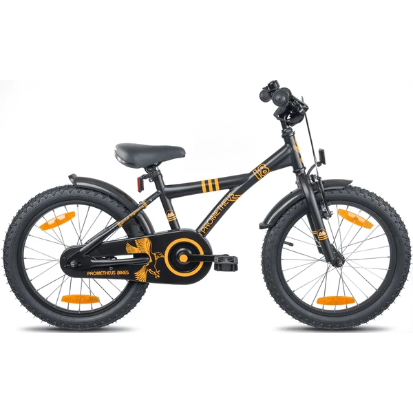PROMETHEUS BICYCLES ® Kinderfiets 18" Zwart-Matt Orange PROMETHEUS BICYCLES ® Kinderfiets 18" Zwart-Matt Orange -SpeelgoedKorting Winkel prometheus bicycles kinderfiets 18 zwart matt orange a376640 1