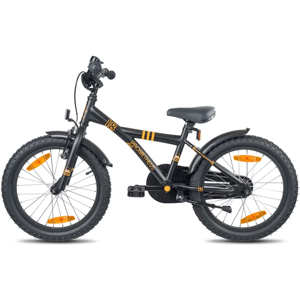 PROMETHEUS BICYCLES ® Kinderfiets 18" Zwart-Matt Orange PROMETHEUS BICYCLES ® Kinderfiets 18" Zwart-Matt Orange -SpeelgoedKorting Winkel prometheus bicycles kinderfiets 18 zwart matt orange a376640 2