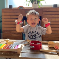 Schmetterline 16-delige Houten Ritmeset - RAINBOW -SpeelgoedKorting Winkel schmetterline 16 delige houten ritmeset rainbow a371195 3