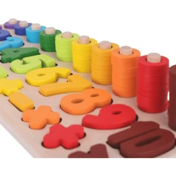 Schmetterline Houten Cijferpuzzel - RAINBOW NUMBER WORLD 3 Schmetterline Houten Cijferpuzzel - RAINBOW NUMBER WORLD -SpeelgoedKorting Winkel schmetterline houten cijferpuzzel rainbow number world a371172 3