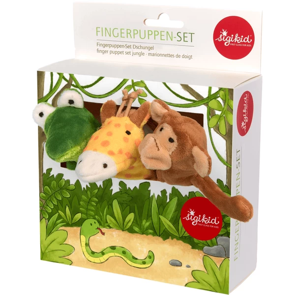 sigikid ® Vingerpoppenset Jungle Mijn little Theater Sigikid ® Vingerpoppenset Jungle Mijn Little Theater -SpeelgoedKorting Winkel sigikid vingerpoppenset jungle mijn little theater a327009