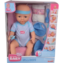 SIMBA New Born Baby Babypop Jongetje 43 Cm 4 SIMBA New Born Baby Babypop Jongetje 43 Cm -SpeelgoedKorting Winkel simba new born baby babypop jongetje 43 cm a280823 4