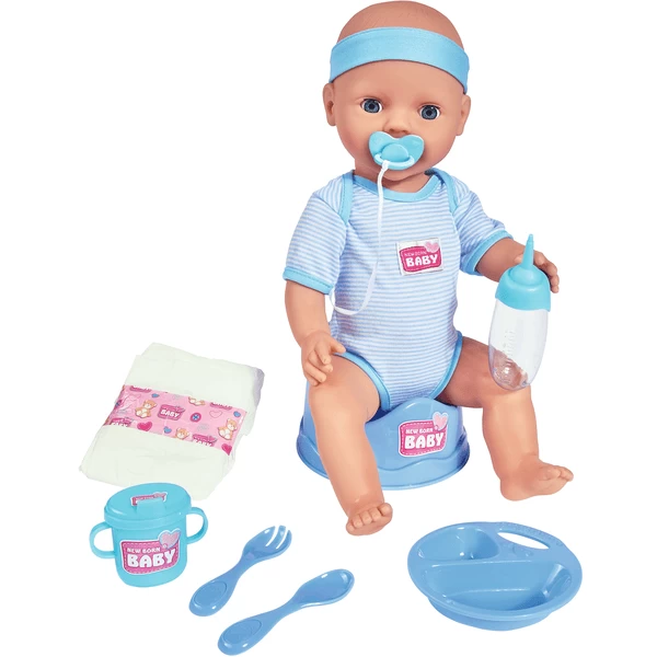 SIMBA New Born Baby Babypop Jongetje 43 cm SIMBA New Born Baby Babypop Jongetje 43 Cm -SpeelgoedKorting Winkel simba new born baby babypop jongetje 43 cm a280823