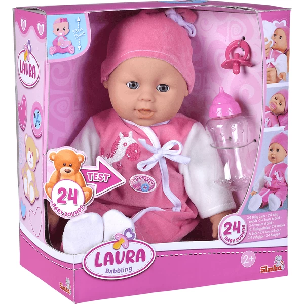 Simba Soft Body Doll Laura - Baby Talk 38cm Simba Soft Body Doll Laura - Baby Talk 38cm -SpeelgoedKorting Winkel simba soft body doll laura baby talk 38cm a353756 1