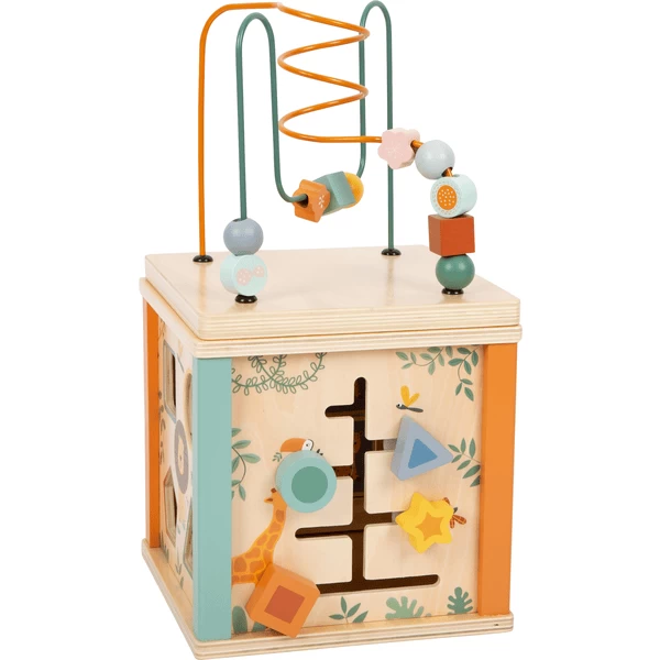 small foot ® Motorische activiteitenkubus " Safari Small Foot ® Motorische Activiteitenkubus " Safari -SpeelgoedKorting Winkel small foot motorische activiteitenkubus safari a384614 1