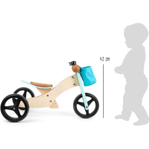 small foot ® waaier trike 2 in 1 turquoise Small Foot ® Waaier Trike 2 In 1 Turquoise -SpeelgoedKorting Winkel small foot waaier trike 2 in 1 turquoise a290748 3