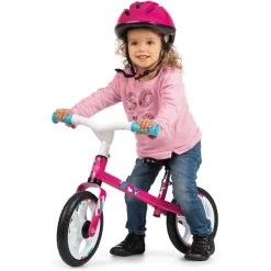 Smoby Loopfiets First Bike Roze -SpeelgoedKorting Winkel smoby loopfiets first bike roze a245423 2