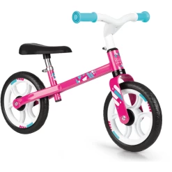 Smoby Loopfiets First Bike Roze -SpeelgoedKorting Winkel smoby loopfiets first bike roze a245423 4