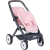 Smoby Quinny Tweeling Sport Poppenwagen Roze/grijs