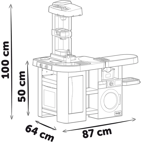 Smoby Tefal Studio Keuken met Wasruimte Smoby Tefal Studio Keuken Met Wasruimte -SpeelgoedKorting Winkel smoby tefal studio keuken met wasruimte a355557 2
