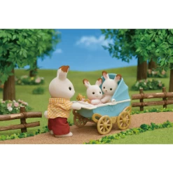 Sylvanian Families ® Chocoladekonijntweeling Aden Met Kinderwagen -SpeelgoedKorting Winkel sylvanian families chocoladekonijntweeling aden met kinderwagen a295075 3