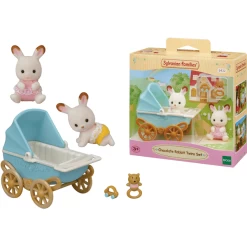 Sylvanian Families ® Chocoladekonijntweeling Aden Met Kinderwagen -SpeelgoedKorting Winkel sylvanian families chocoladekonijntweeling aden met kinderwagen a295075 4