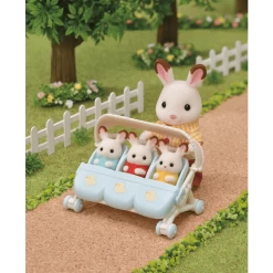 Sylvanian Families ® Driepersoons Wandelwagen -SpeelgoedKorting Winkel sylvanian families driepersoons wandelwagen a305300 2