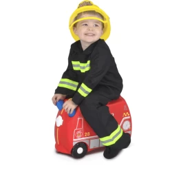 Trunki Kinderkoffer - Brandweerwagen Frank -SpeelgoedKorting Winkel trunki kinderkoffer brandweerwagen frank a242629 4