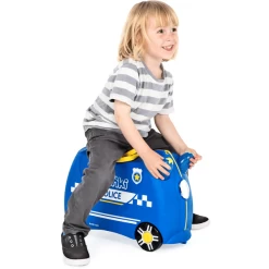 Trunki Kinderkoffer - Politieauto Percy -SpeelgoedKorting Winkel trunki kinderkoffer politieauto percy a242732 3