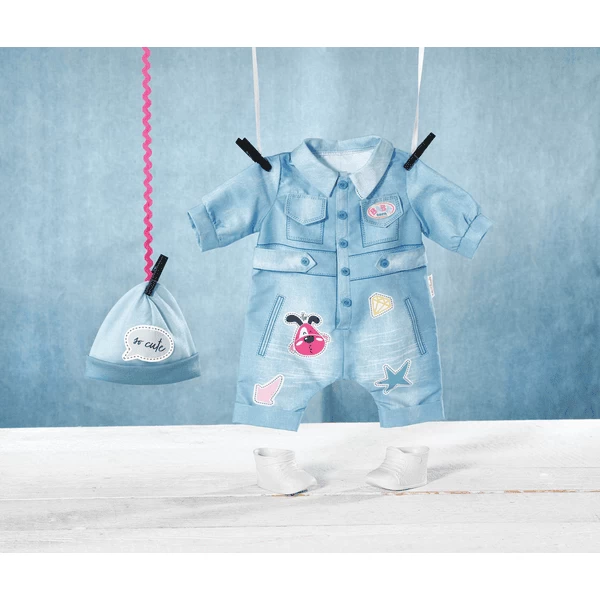 Zapf Creation BABY born® Deluxe Jeans Overall 43cm Zapf Creation BABY Born® Deluxe Jeans Overall 43cm -SpeelgoedKorting Winkel zapf creation baby born deluxe jeans overall 43cm a335584 1